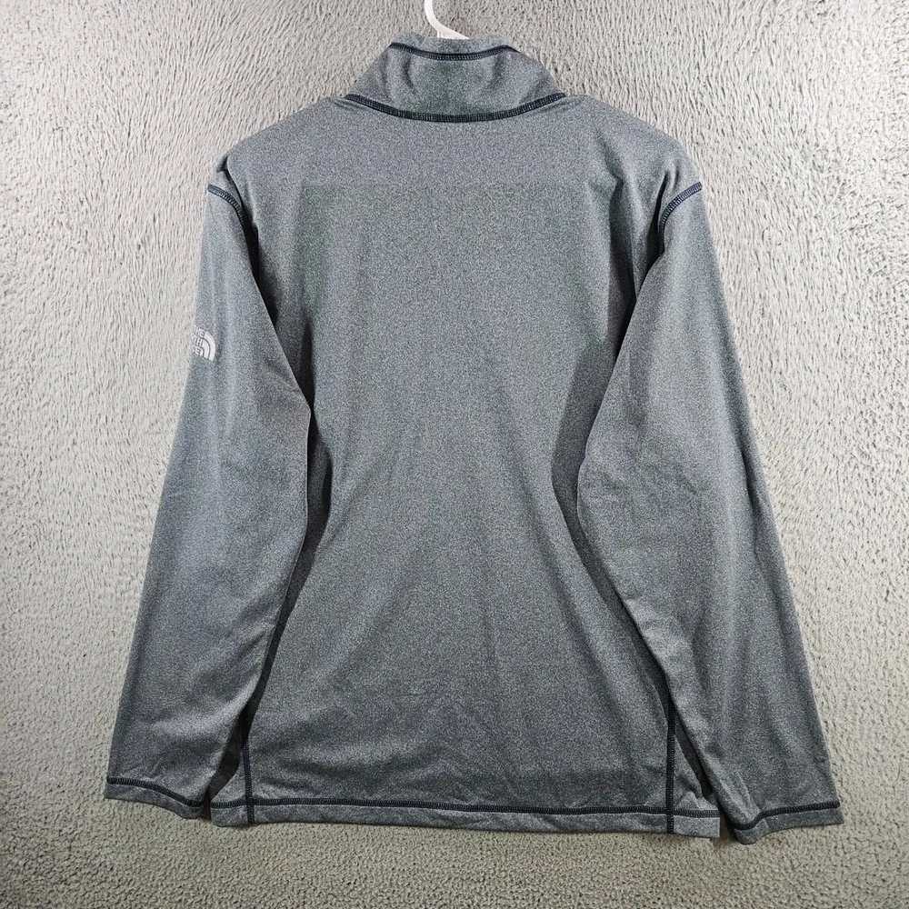 The North Face Mens Gray Legrand Quarter Zip Pullover Fleece Large L Activewear